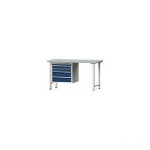 Banco de trabajo bastidor modular 5 cajones tablero