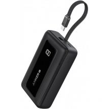 Zolo Power Bank, Batterie Externe Haute Vitesse 20 000 mAh 30 w, Câble usb-c Intégré, 1 Port usb-c, 1 Port usb-a, pour iPhone 16/16 Pro/16 Pro Max/16