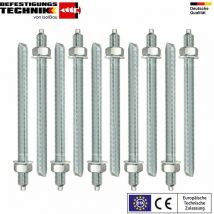 Ankerstangen M16x190 Gewindestange eta 10St. Verbundanker + Mutter Verbundmörtel