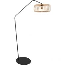 Stehlampe - ZigZag - natürlich schwarz - metall - - Anne Lighting