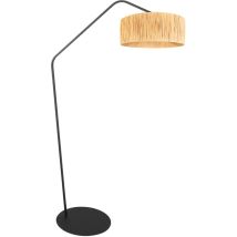 Stehlampe - ZigZag - natürlich schwarz - metall - - Anne Lighting
