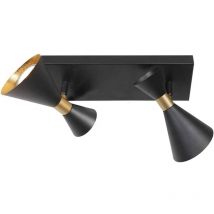 Wandleuchte - Preto - schwarz - metall - - Anne Lighting