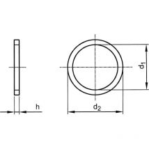 Qualfast - 14X20X1.5MM Copper Sealing Ring Annealed din 7603A- you get 10