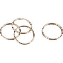 Anneau brisé en acier nickelé - Cond. /pcs: 1 - ø int. / ext. mm: 22 / 27