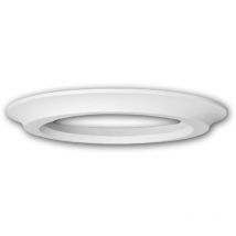 Profhome Decor - Anneau de colonne Profhome 111100 Colonne Élement décorative style dorique blanc