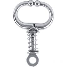 Dolaso - Anneau de Nez pour Taureau, Anneau de Nez de Taureau en Acier Inoxydable Accessoire D'élevage Anneau de Nez de Bétail pour Boucles