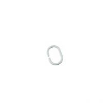 Anneau de rideau ovale blanc (100 unités)