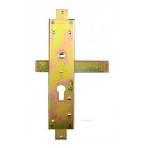 Tirard&burgaud - Serrure 3ème point long pênes droits tirard zinguée pour portail - Droite - CE112105