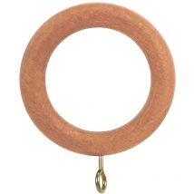 Anneau en bois lisse avec boucle 29x45 mm. pin