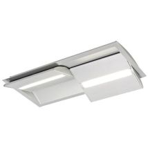 Cristalrecord - Anneau encastré Led 20W avec double bras oscillant blanc Wanda 02-203-20-300
