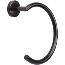Anneau porte-serviette dark noir mat