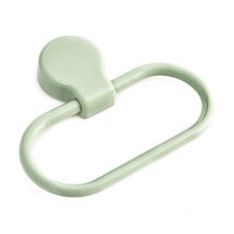 Anneau porte-serviettes Anneau porte-serviettes auto-adhésif Anneau porte-serviettes en plastique(vert)