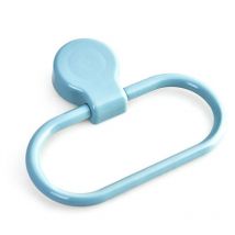 Anneau porte-serviettes Anneau porte-serviettes auto-adhésif Anneau porte-serviettes en plastique(bleu)