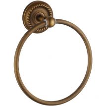 Anneau porte-serviettes antique ,Porte-serviettes rétro en laiton, anneau porte-serviettes vintage avec perçage