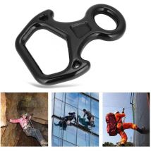 Anneau Rappel Figure 8 Escalade Rappel- Anneau de Rappel de descendeur 25KN Équipement d'escalade - Dispositif de Rappel d'escalade