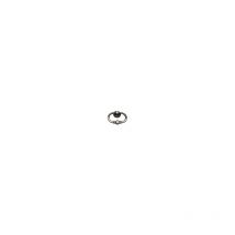 Anneau rustique zamac - Décor : Vieil argent - Hauteur : 52 mm - Largeur : 65 mm Fosun