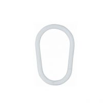 Anneau de bain poire 18 mm. (Sac 100 Unités) Blanc
