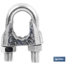 Cofan - Attaches de câble plaquées zinc Din-741 M-30