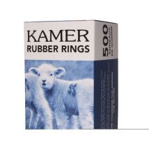 Anneaux de gomme orange, par 500