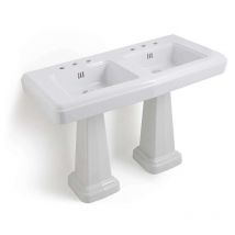 Bleu Provence - fifties - lavabo retro - Lavabi - 130x55x18CM