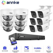 12MP Caméra de Surveillance Extérieure,16CH nvr avec 12X 12MP Caméra,Vision Nocturne Couleur,APP/PC à Distance Kit de Vidéosurveillance Filaire,6