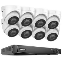 16CH Système de sécurité vidéo réseau Super hd PoE 5MP 8 caméras style b – sans disque dur - Annke