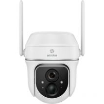 Annke - 3MP Caméra Surveillance WiFi Extérieure sans Fil,Audio Bidirectionnel,Batterie Rechargeable Solaire,Caméra ip sur Batterie, Vision Nocturne