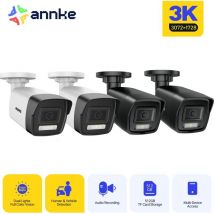 5MP PoE Überwachungskamera,Smart Dual Light,Außenbereich Farb-Nachtsicht,4PCS - Annke