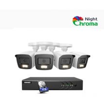 8 Kanal Überwachungskamera Set Außenbereich,4 1080P kamera Nachtsichtkameras Bewegungserkennung, Fernzugriff,4TB hdd - Annke