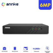 PoE 6MP H.265+ NVR,8 Kanal Überwachungskamera,Videoaufzeichnung für 4MP, 5MP, 6MP hd ip Kameras,0TB hdd - Annke