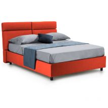 DMORA Doppelbett 160x200 cm – Matratze inklusive – Schlaffunktion – Bezug abnehmbar – Stabilität bis 180 kg – Modernes Design