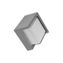 Wandleuchte außen 12w 3000k anoa grau ip65 16x16x10,2 cm 600lm