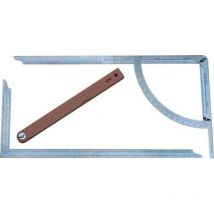 Hedue Anreißgerät Alpha Classic Set – Edelstahl, Buchenholz – 430 x 795 mm, 800 x 320 mm, 500 x 45 mm – Präzisionswerkzeug für Schifter, Gratspanten, 