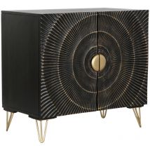 Metallvase -Creme Vichy Maronknoten 20x20x37 CMSélegant für alle Familienhäuser Dekoration für alle Umgebungen