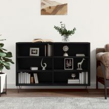 Maison Chic - Sideboard Anrichte,Beistellschrank fuer Flur,Kueche,Kommode Schwarz 103,5x35x70 cm Holzwerkstoff -BonneVie47787