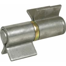 Ibfm - Anschweißband 2-teilig V-lappen 404a , Bandh. 90 Mm, Ø 28 Mm, Stahl Blank