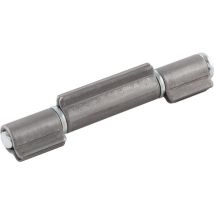Anschweißband 3-teilig - Türband Zum Anschweißen I-lappen 402, Bandhöhe 170mm, Ø 17mm, Stahl Blank