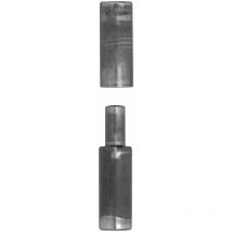 So-tech - 2er Pack - Anschweißband rund Außen-Ø 10 mm / h: 50 mm ohne Fahne Stahl schwarz