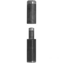 2er Pack - Anschweißband rund Außen-Ø 14 mm / h: 70 mm ohne Fahne Stahl schwarz