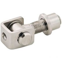 Anschweißband (Torband) eingebaut verstellbar M12 Typ d, Edelstahl V2A - Croso