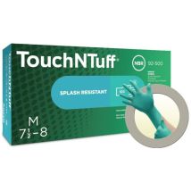 TouchNTuff 92500080 100 pz. Nitrile Guanto monouso Taglia (Guanti): m, 7.5, 8 en 21420:2020 - Ansell