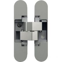 Türband verdeckt an 140 3D, Großpackung, Zamak verchromt matt - Anselmi