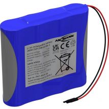 2S2P Pack de piles rechargeables 4x 18650 avec câble Li-Ion 7.2 v 5100 mAh - Ansmann