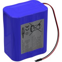 3S2P Akkupack 8x 18650 Kabel Li-Ion 10.8 v 5100 mAh - Ansmann