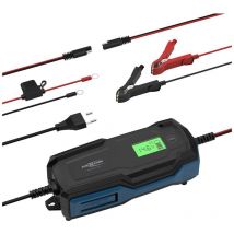 Bc 6-12V / 6 a 1001-0145 Caricatore, Caricabatterie da officina, Monitoraggio batteria, Tester batteria per aut - Ansmann