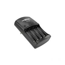 Ansmann - Cargador de níquel y zinc / cargador inteligente para 1-4 pilas recargables aav / NiZn de tamaño aa de 1.5V: reemplaza las baterías