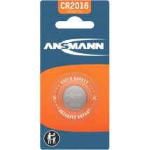 Pile bouton lithium CR2016 (1 pce) - Ansmann