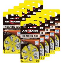 Piles auditives 10 1,4V (lot de 10) - Ansmann