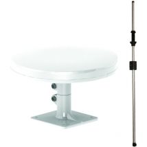 Antarion - Antenne tnt omniproplus 38dB + Mat Traversant Camping Car Caravane