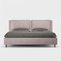 Doppelbett Mit Bettkasten, Modernes Design Antea 200x200 - Lilafarbe